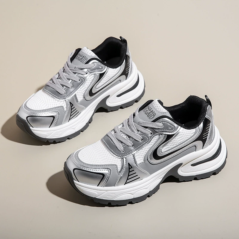 Женские тяжелые туфли dad shoes, толстая платформа, градиент, увеличение роста, размеры 35–40