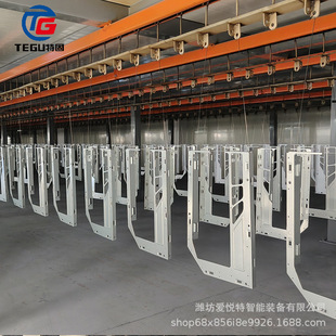 Aiyue Automatic Spraying Production Line Suspended Electrostatic Spraying Production Line Industrial Powder Spraying Recycling Painting Production Line