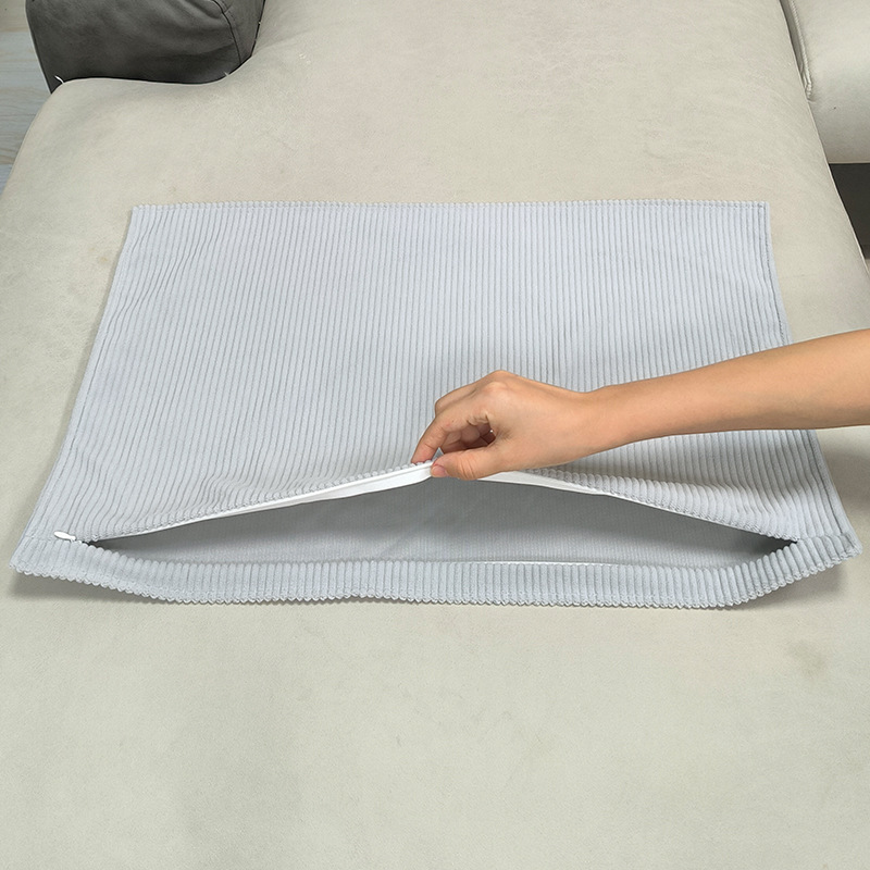 新品コーデュロイ長方形ソファクッション抱き枕大クッションリビングベッドバックカバー高級感