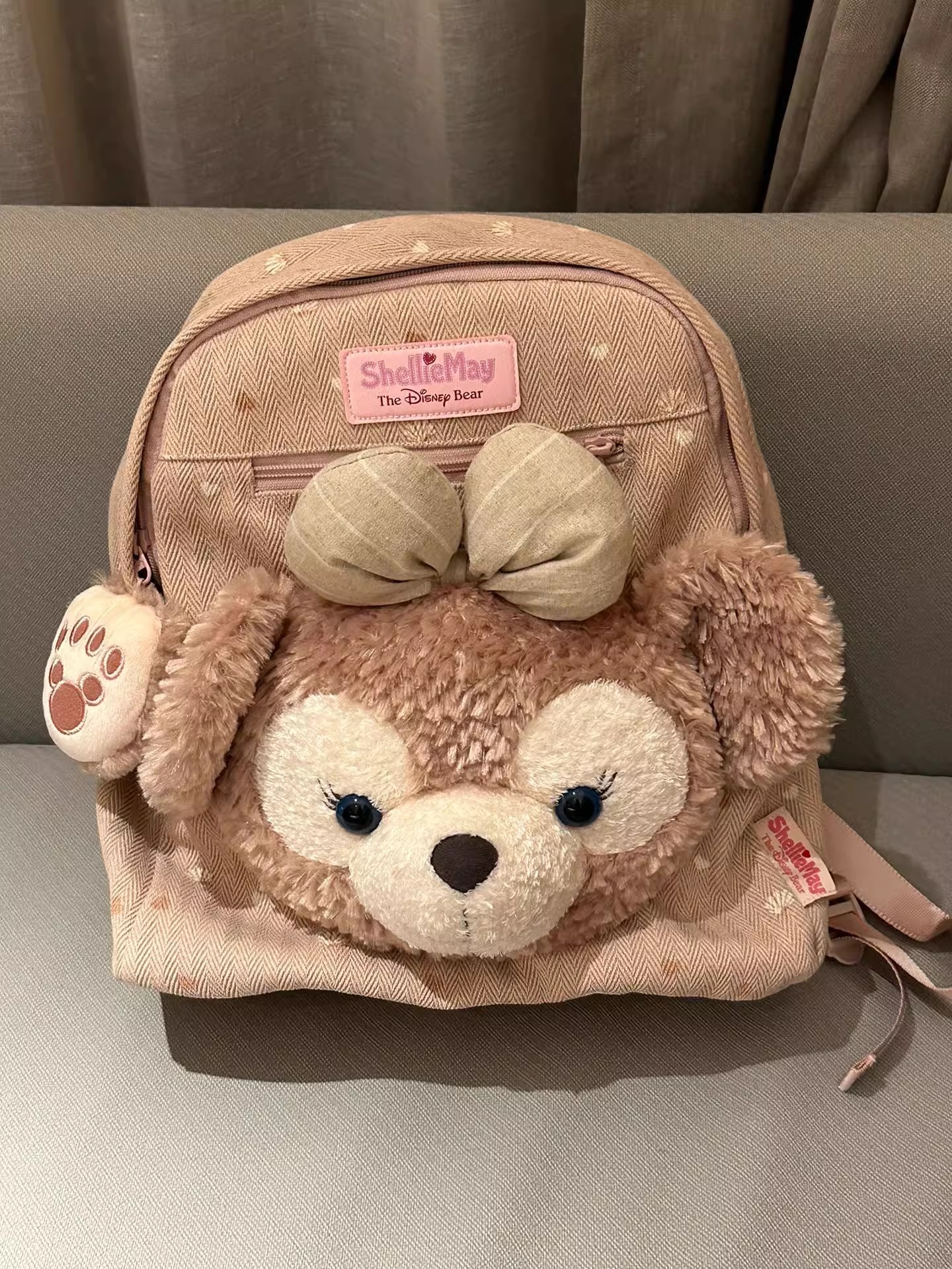 Shirley Rose Plush Backpack - Image 3