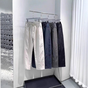 Summer New Style Lyocell Tencel Ultra-Thin Cool Air-Conditioned Pants Loose Casual Versatile Couple Style Straight Casual Pants