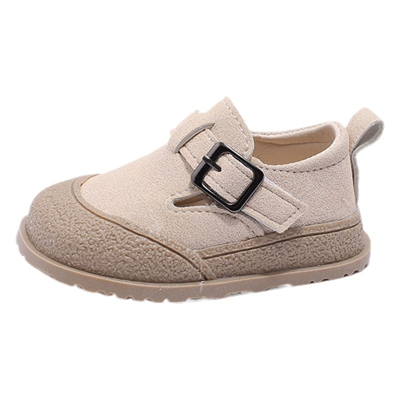 Детские туфли Birkenstock, весна-осень 2021, новый стиль, маленькие кожаные туфли для маленьких девочек, туфли в британском стиле на мягкой подошве для маленьких мальчиков, дропшиппинг