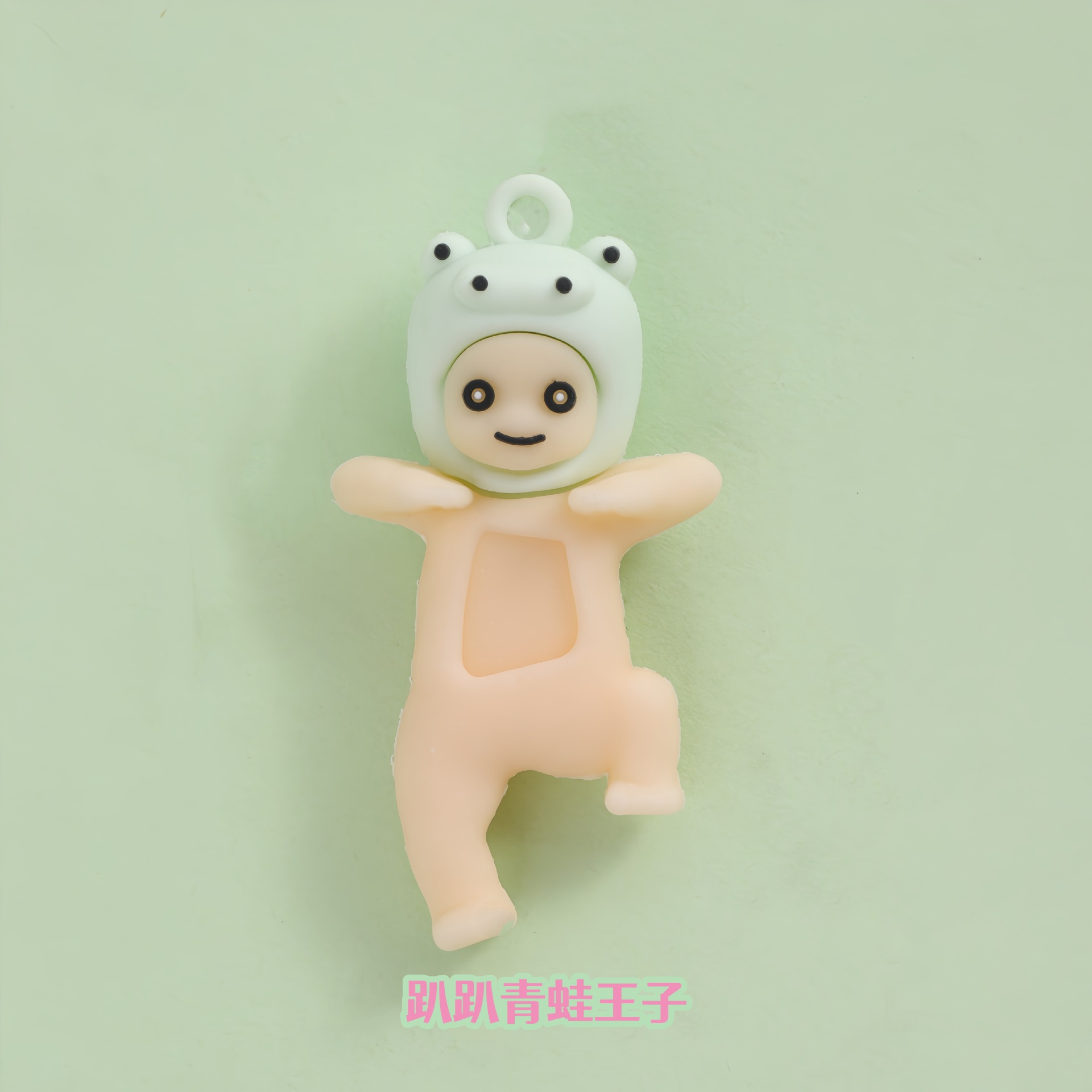 Personalizado adorable creativo muñeca de goma de acero accesorios llavero de dibujos animados 3D PVC pegamento suave pequeño regalo coche image 7
