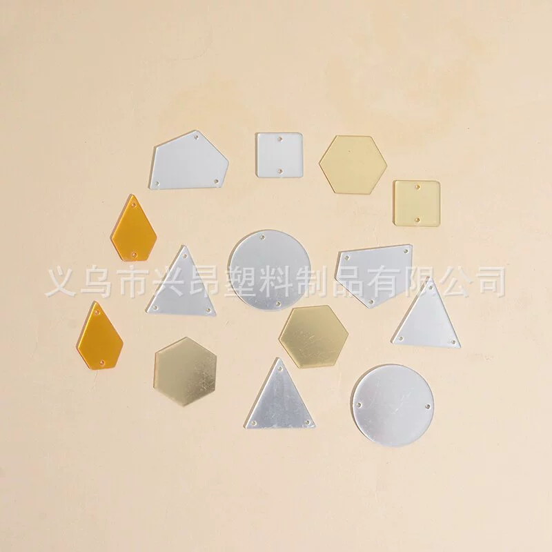 Серебристо-белое акриловое зеркало смешанной формы, сшитое вручную бриллиантами, ручной работы, платье для выступлений, свадебные аксессуары, зеркальные блестки