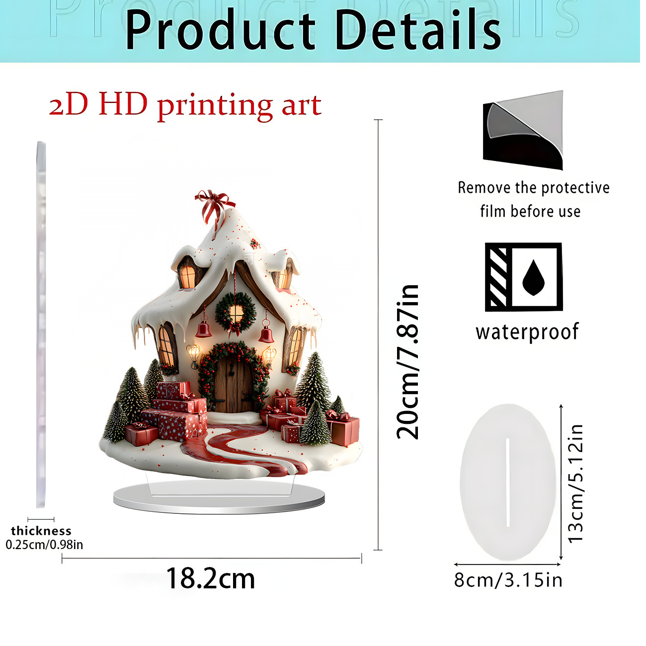 2026 nuevos productos transfronterizos Navidad Hot Sale Festival creativo temporada atmósfera decoración artesanía acrílica 2D image 22