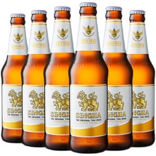 泰国进口 胜狮啤酒330ml*24 啤酒批发 量大从优