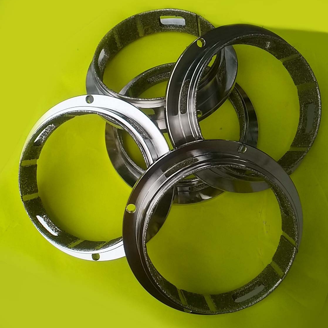 电镀金刚石磨头蹄块 电动车刹车片车闸磨轮 去皮内镀轮易排灰