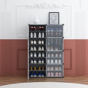Shoe Rack Simple Household Storage Artifact Dust-Proof Multi-Layer Indoor Good-Looking Economical Shoe Cabinet at the Door Large Capacity