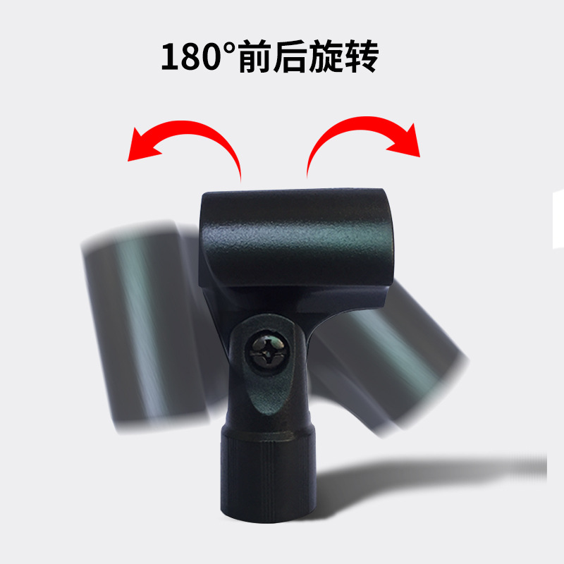 Clip de micrófono de primavera con soporte de refuerzo de hilo de cobre clip accesorios de manga transfronteriza