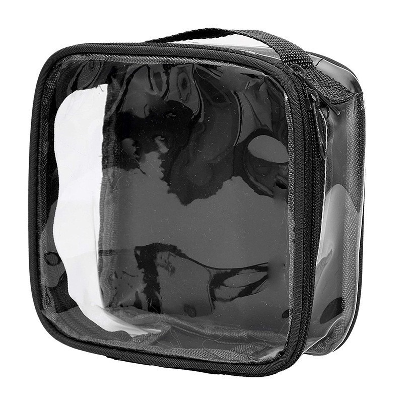 Bolsa de lavado portátil de viaje de Amazon Bolsa de cosméticos impermeable de PVC multifuncional Bolsa de almacenamiento de herramientas de belleza de gran capacidad