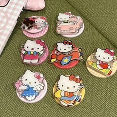 可爱开车天使kitty猫支架适用magsafe磁吸手机壳桌面懒人神器创意