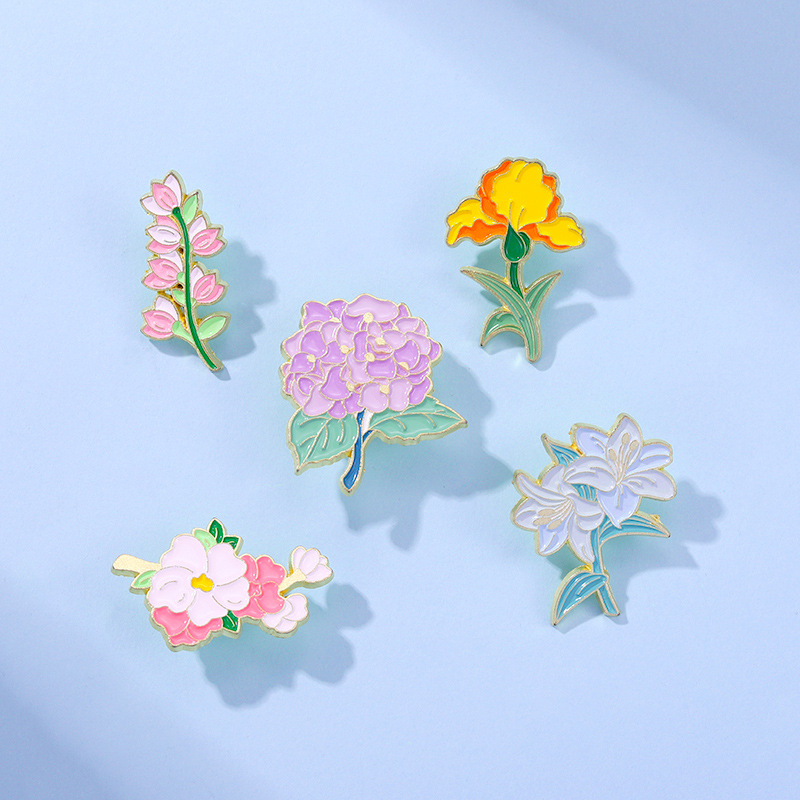 Pastoral Flower Alloy Stoving Varnish Unisex Brooches display picture 4