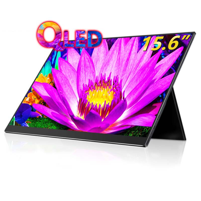 15.6-inch QLED screen high brightness high color gamut portable monitor mobile phone laptop one-line connection