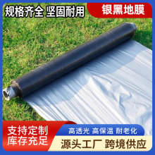 PE银黑地膜全新料农用聚乙烯地膜保温防草防冻塑料薄膜遮光塑料布
