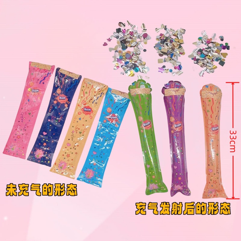 33cm 자동 풍선 불꽃 놀이 스틱 색상 혼합