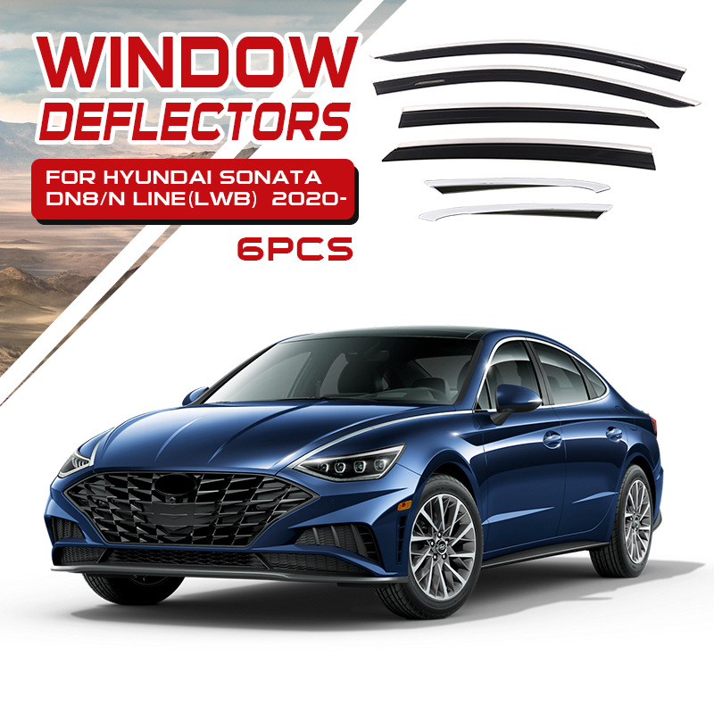 Adecuado para Sonata SONATA, ventana de protección contra la lluvia, cejas de lluvia modificadas, accesorios de visor de ventana