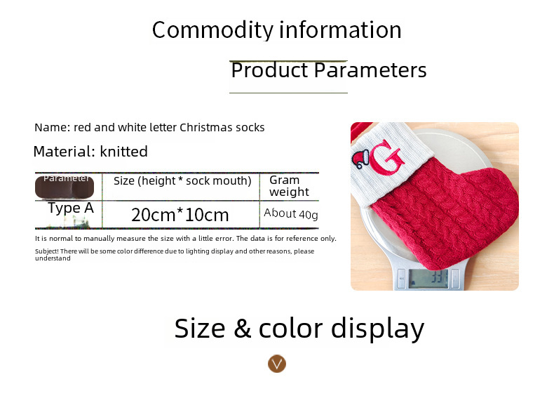 Gestrickter Weihnachtsstrumpf Mit Initialen Als Anhänger_voghion.com