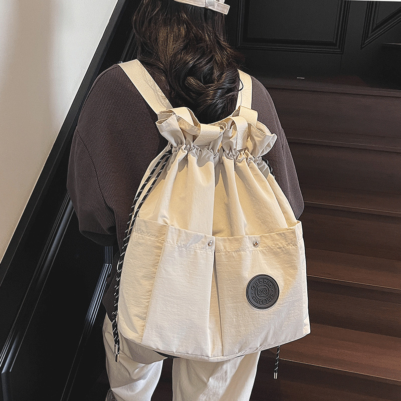 Portable and Large Capacity Dual-Shoulder Bag for Women, Short Trip Travel Bag, Student Casual Bag, Versatile Handbag, Crossbody Bag, Storage Backpack