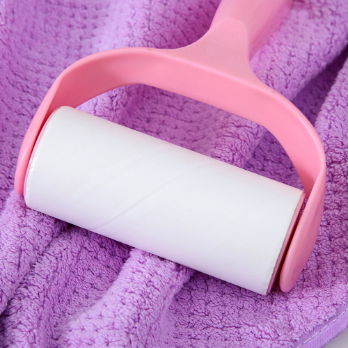 Hemmed coral velvet bath towel for household adult bath towel, enlarged and thickened solid color cartoon high density water absorption