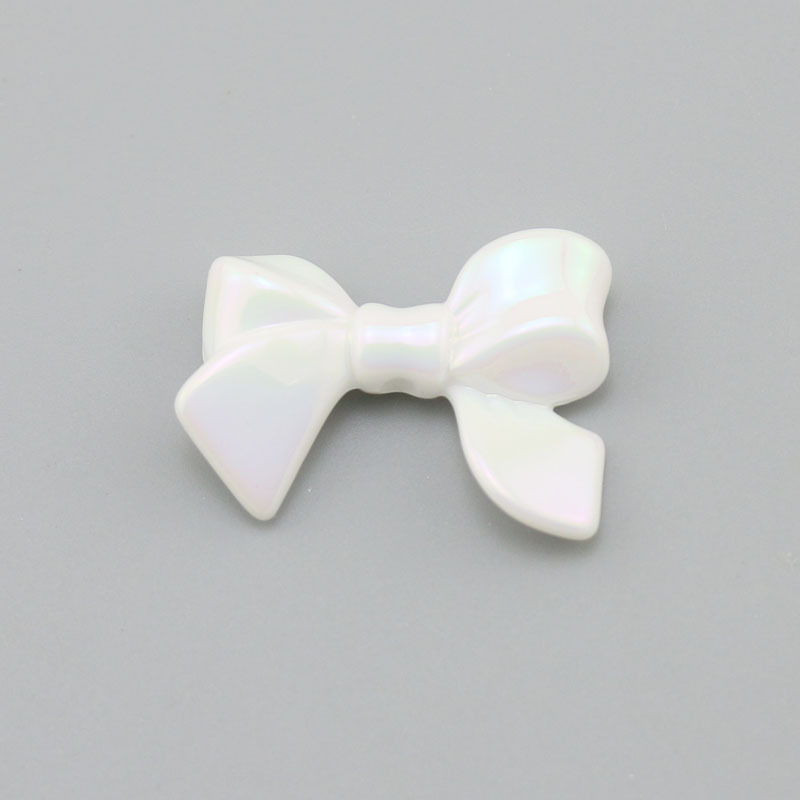 1 Piece 24 * 34mm Hole 3~3.9mm Arylic Bow Knot Pendant display picture 6