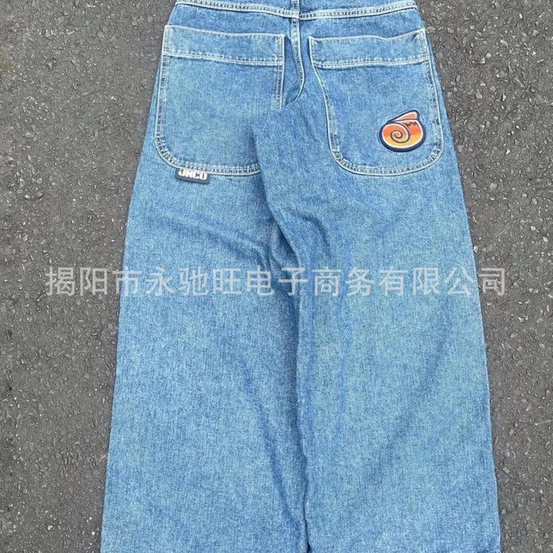 2024 Autumn New Casual Comfortable Loose Youth Trend Daily Jeans Long Pants Commuter Simple Trousers 2024 Autumn New Casual Comfortable Loose Youth Trend Daily Jeans Long Pants Commuter Simple Trousers