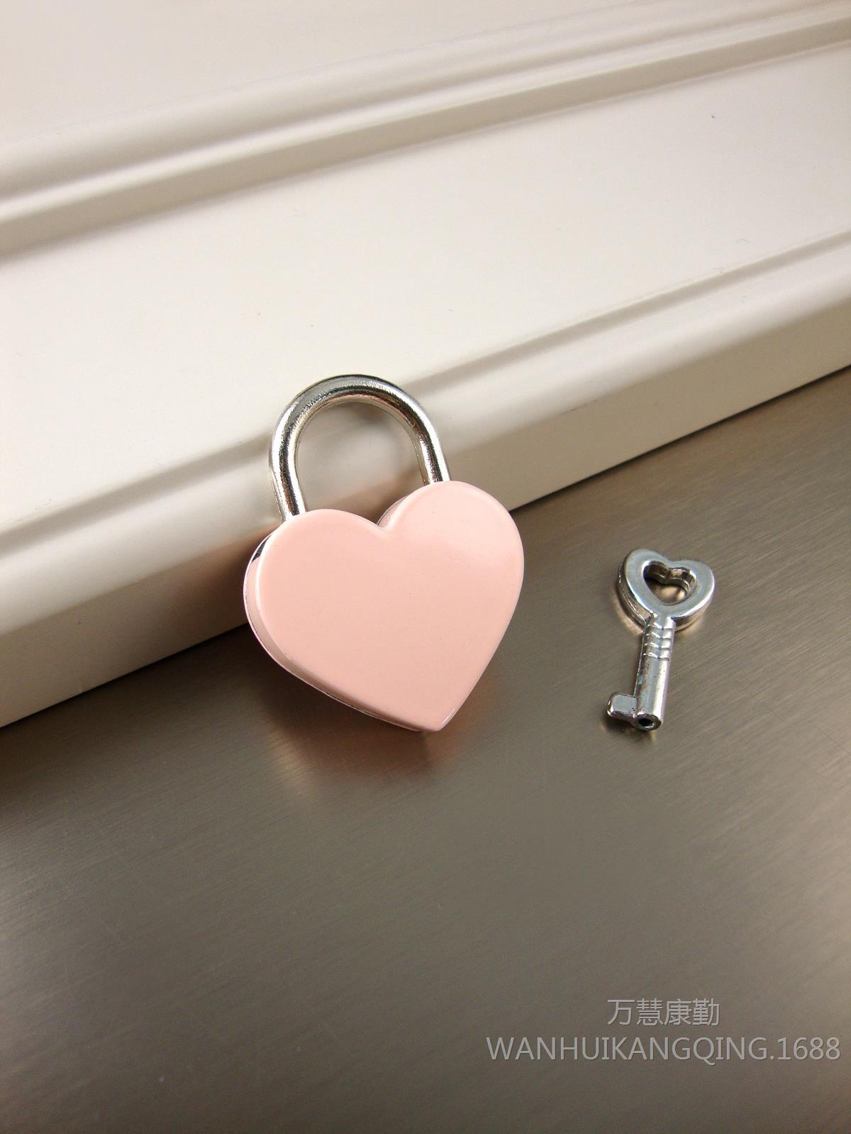 S004 하트자물쇠 [핑크]