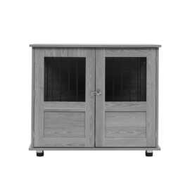 高档双门狗窝狗屋不秀钢狗笼室内宠物笼宠物窝