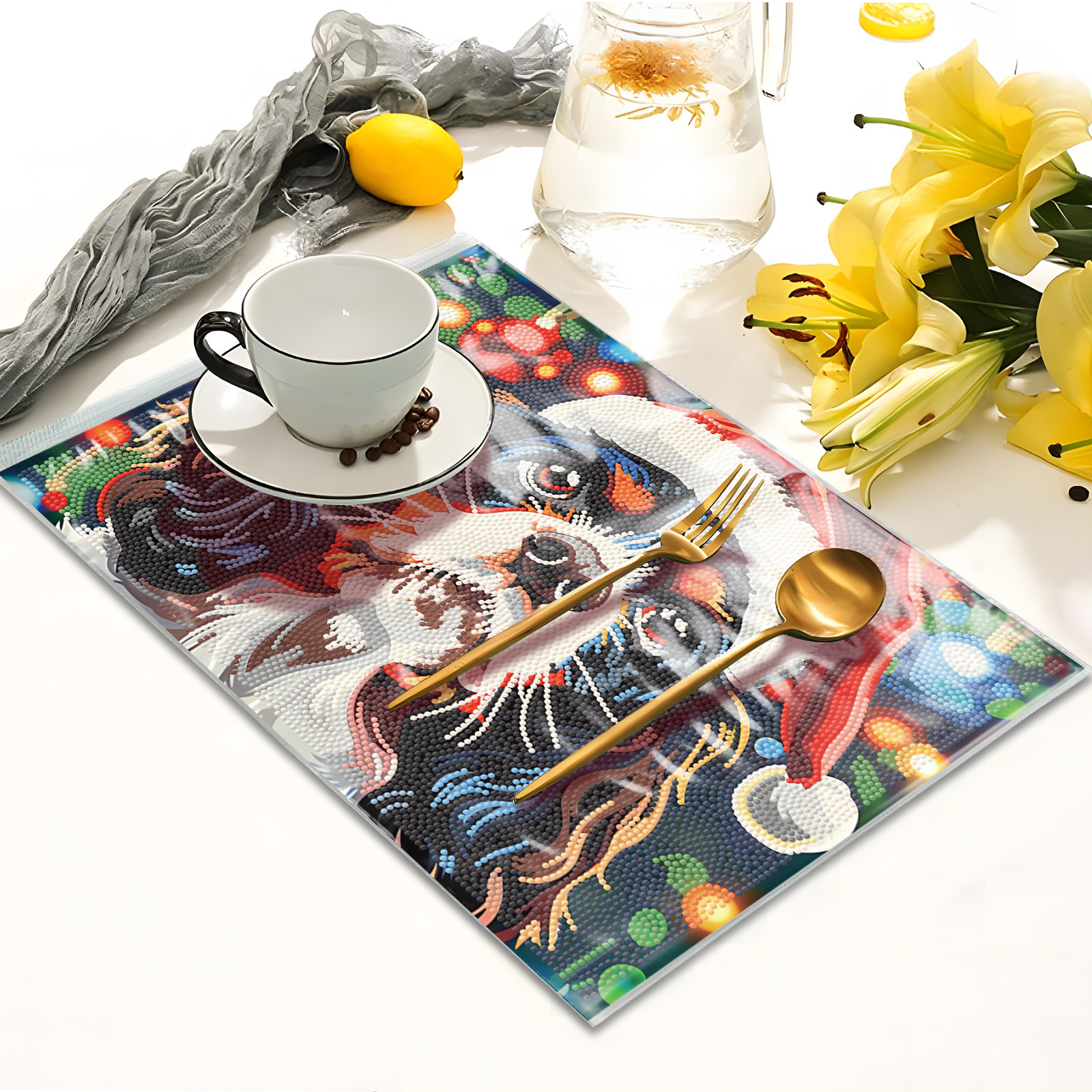 Diamante pintura perimetral almohadilla diy Navidad restaurante decoración hecha a mano pintura transfronteriza venta al por mayor