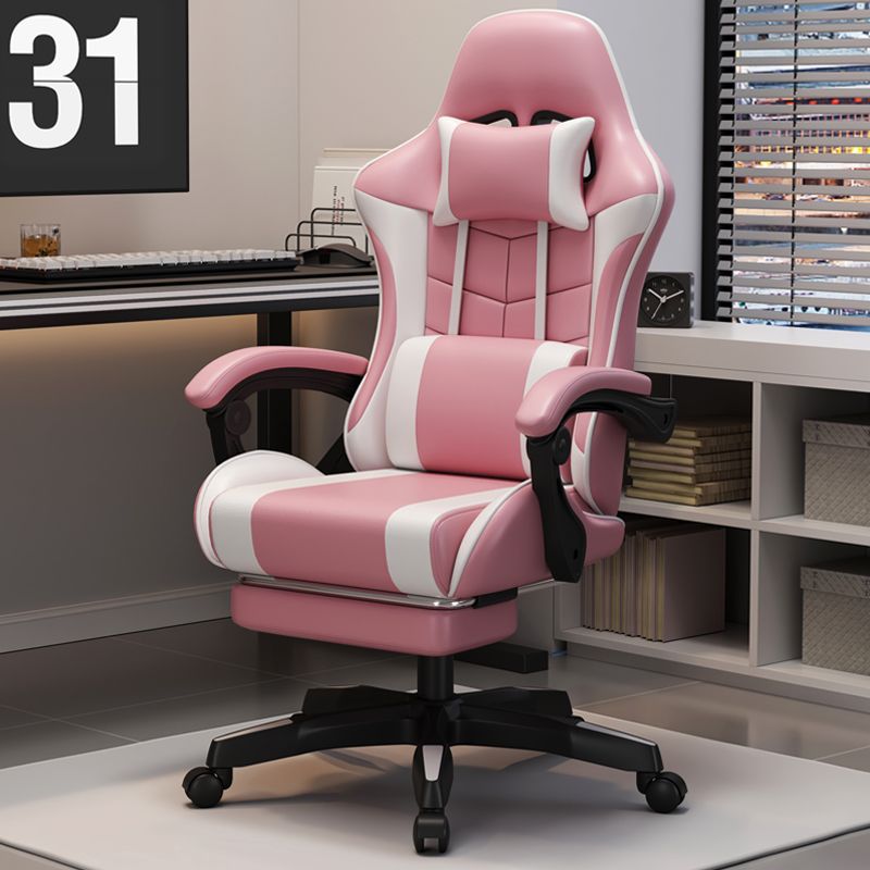 Silla para juegos en casa, silla de ordenador, cómoda silla sedentaria ancla para juegos, silla competitiva de cibercafé, silla giratoria reclinable ajustable