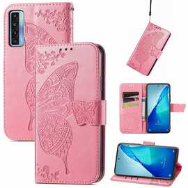 适用TCL 20Pro/Se手机壳 防摔翻盖套压花钱包TCL Revvl4手机皮套