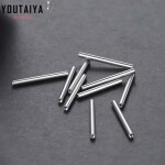 G23钛内牙外牙直杆弯杆舌钉耳钉眉钉耳桥唇钉穿刺饰品配件