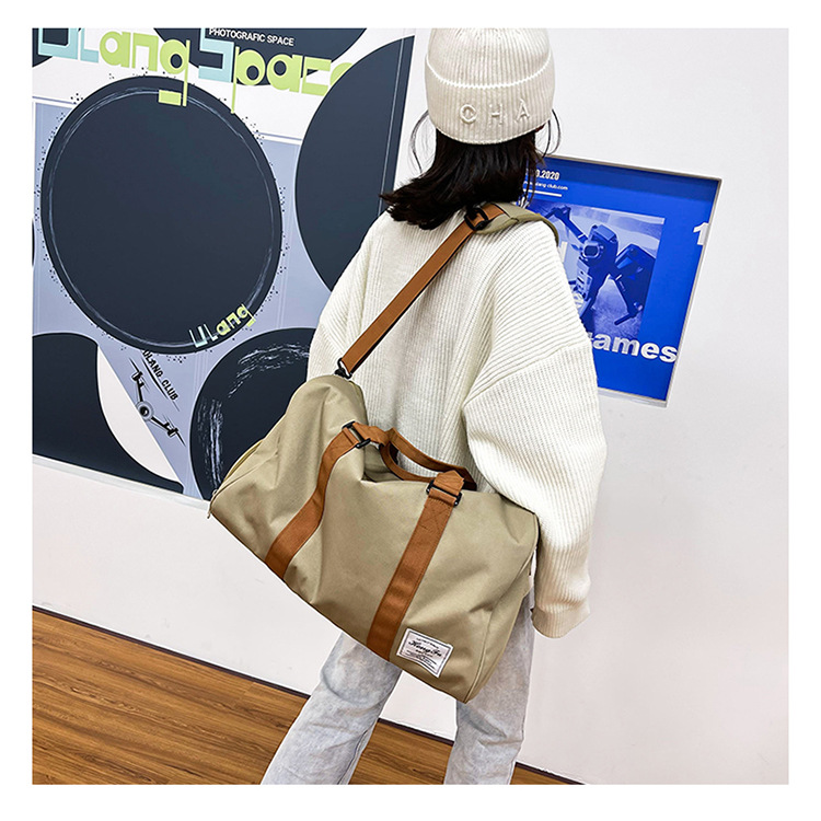 Dry wet separation luggage bag, men's fitness bag, leisure sports travel bag, handbag_voghion.com