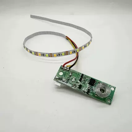 led灯带3.7v高亮高显双色小化妆镜补光镜子3v三色灯条触摸控制板