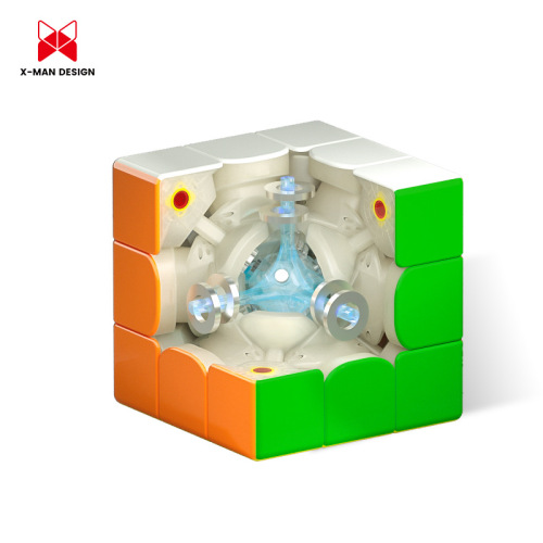 Qiyi Style 3x3 Third-Generation Cube with UV Diamond Finish, Pioneer Edition, Dual-Tone System, Adjustable Core, and Magnetic Suspension—A Challenging Puzzle Experience