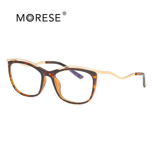 New Style Blue Light Blocking Nordic Style Flat Sunglasses Cross-border E-commerce Literary Frame Glasses for Women 2071