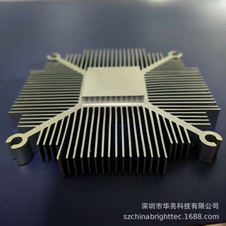超薄 CPU散热器加工 边长90毫米 厚度13毫米 ，欢迎来图定制加工