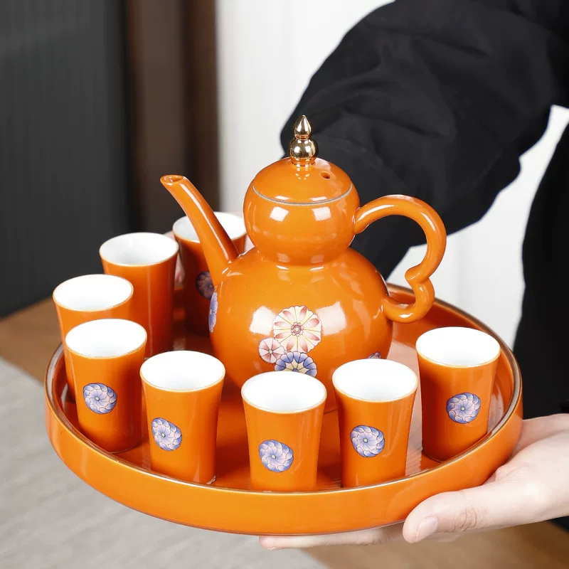 Ceramic set, high-end wine dispenser for home use, Birthday gift