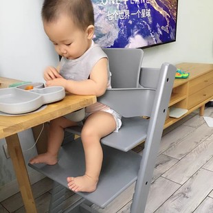 Beech Wood Children's Dining Chair Solid Wood Baby Adjustable Multi-Functional Lift-Up Growth Chair Learning Chair Home Seat in Stock