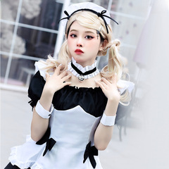 奇蹟暖暖環遊世界 cosplay黑白巧克力女僕裝 lolita公主可愛套裝