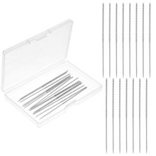 跨境盒装无孔滚花针修复用缝纫针面料修复螺纹头滚边针挑裤脚针