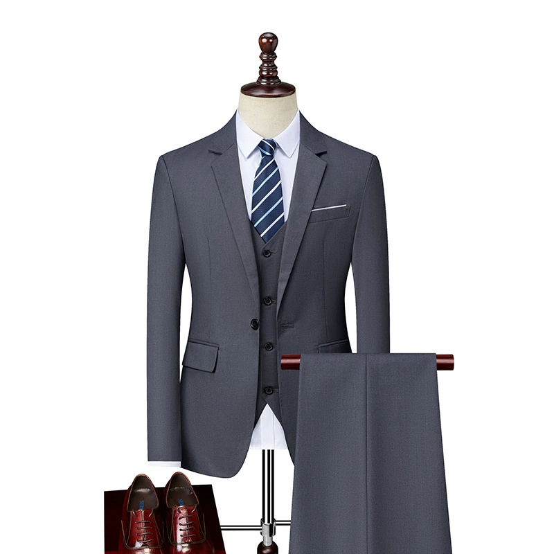 Классический костюм пиджак для работы, комплект, Slim fit