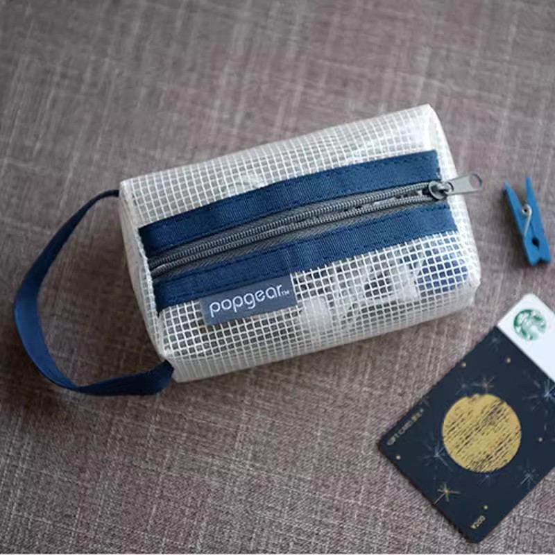 FOLDERMATE fumeigao 830 caja de lápices tridimensional bolsa de almacenamiento semitransparente impermeable para almacenamiento de oficina de estudiantes de gran capacidad