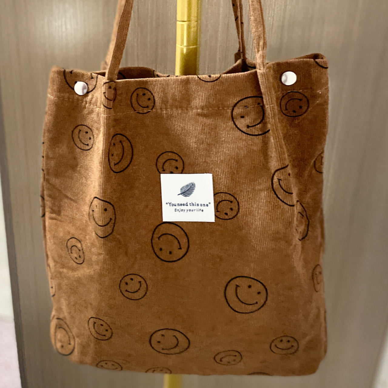 Versión coreana del bolso de lona de pana, bolso de almacenamiento portátil, bolso femenino, bolso de hombro de todo fósforo literario de gran capacidad, spot femenino al por mayor