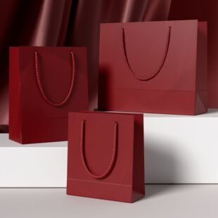 Customizable high-end gift bag shopping bag jewelry packaging portable paper bag clothing store printed logo thickened 5