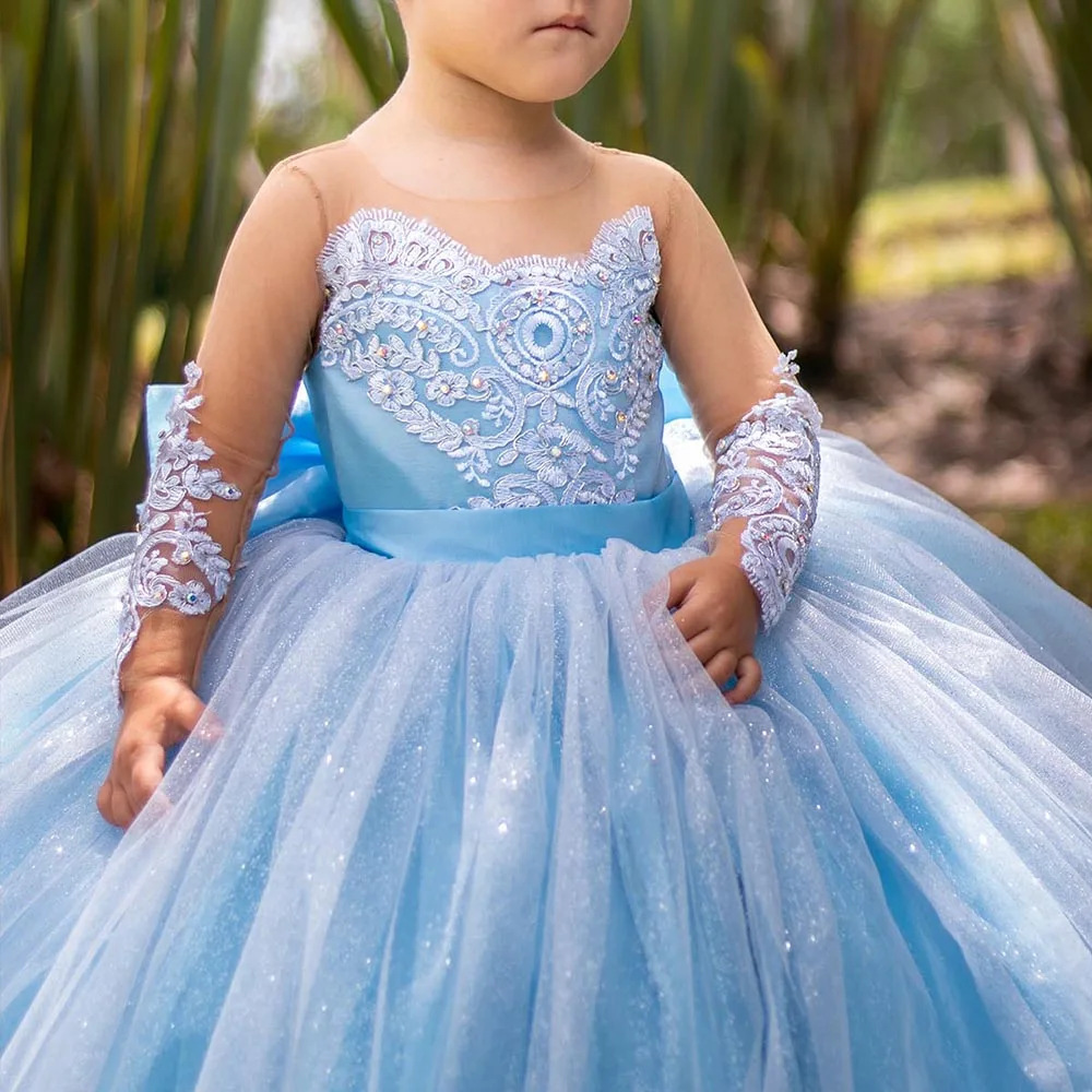 Princess Dress Retro Court Performance Costume For Kids Baby Girls' Evening Gown Catwalk Model Train Birthday Piano Performance_voghion.com