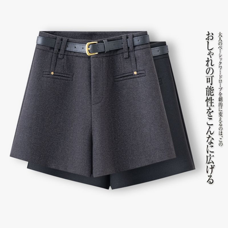 Suit Shorts Women's Autumn and Winter 2025 New High-Waisted A-Line Wide-Leg Pants Slimming Look Outer Wear Thickeneded Casual Boots Pants Suit Shorts Women's Autumn and Winter 2025 New High-Waisted A-Line Wide-Leg Pants Slimming Look Outer Wear Thickeneded Casual Boots Pants