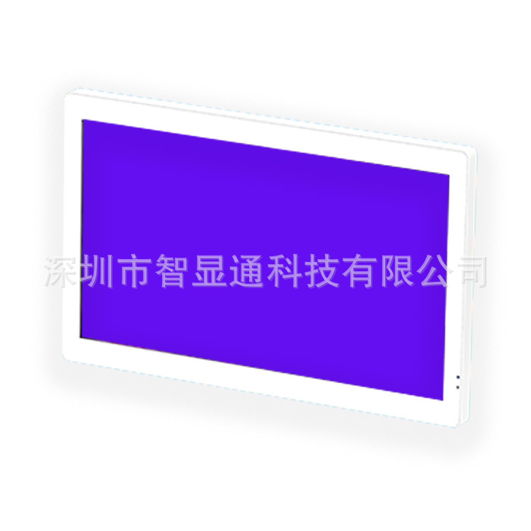 15.6寸白色壁挂显示器价格壁挂高清液晶广告屏商用显示屏厂家可定
