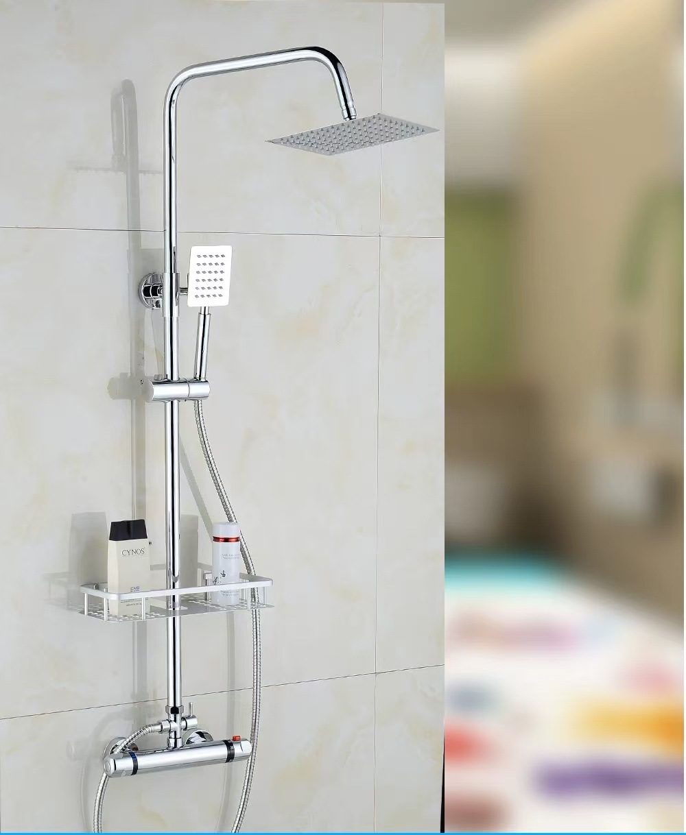Intelligent thermostatic valve, cold and hot water mixing valve, concealed mixing valve, shower thermostatic valve, solar water heater mixing valve Specification drawing