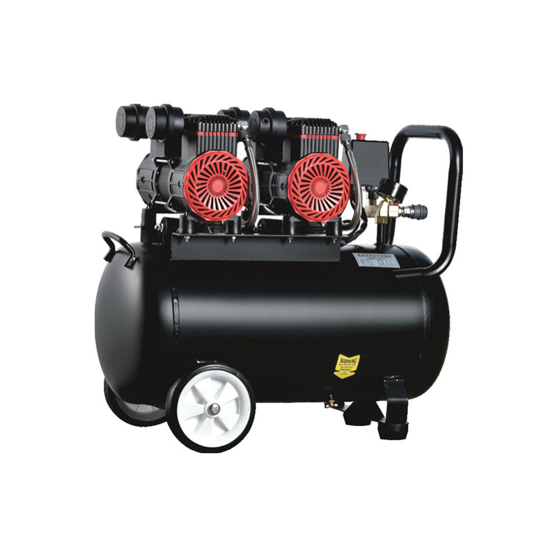 Oil-Free Silent Air Compressor, Small Air Compressor, Inflatable Woodworking Spray Paint Pump, Low-Noise Aluminum Wire Inverter