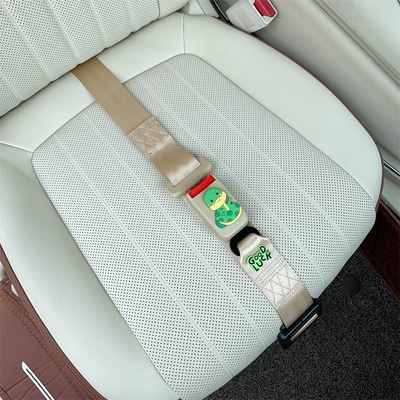 Car seat belt — Belt for Pregnant Women to Prevent - three-point-anti-strangle-safety-belt-beige-si-she
